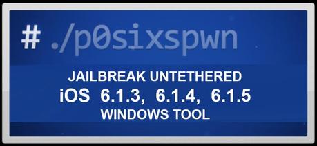 08wl P0sixspwn 1.0.3 per Windows DISPONIBILE   JAILBREAK UNTETHERED per iOS 6.1.X !