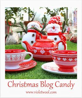 Ho vinto il  Christmas Blog Candy di Violetwool  !!!