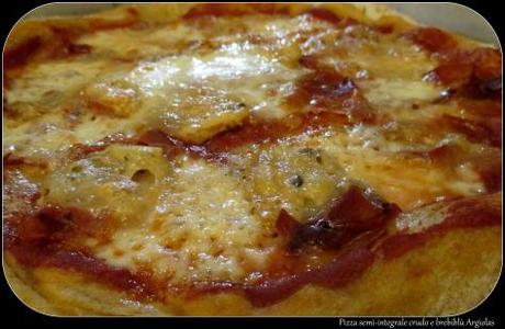 Pizza semi-integrale crudo e brebiblù Argiolas
