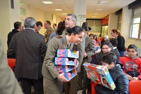 Bari/ Doni. La Brigata “Pinerolo” per un sorriso ai bambini dell’Ospedale Giovanni XXIII