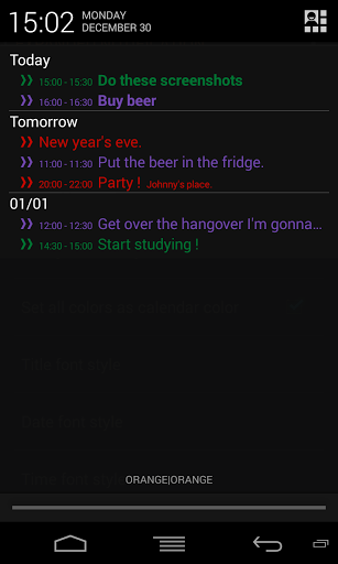 Android Calendar Status, il calendario sulla tendina delle notifiche!!!! Android Calendar Status, il calendario sulla tendina delle notifiche!!!!