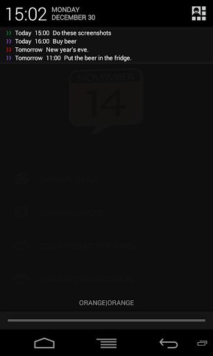 Android Calendar Status, il calendario sulla tendina delle notifiche!!!! Android Calendar Status, il calendario sulla tendina delle notifiche!!!!