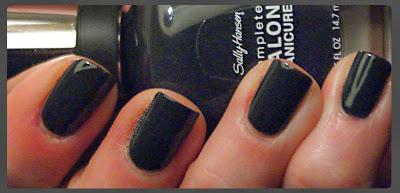 [NOTD] Sally Hansen Salon Manicure #680 Licorice