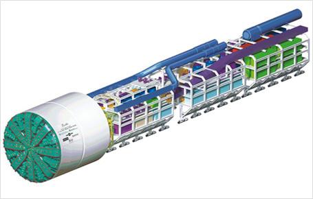 La TBM Bertha della Hitachi Zosen