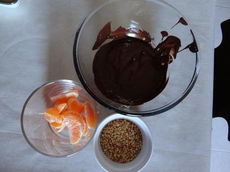 Cioccoclementine con granella di nocciole