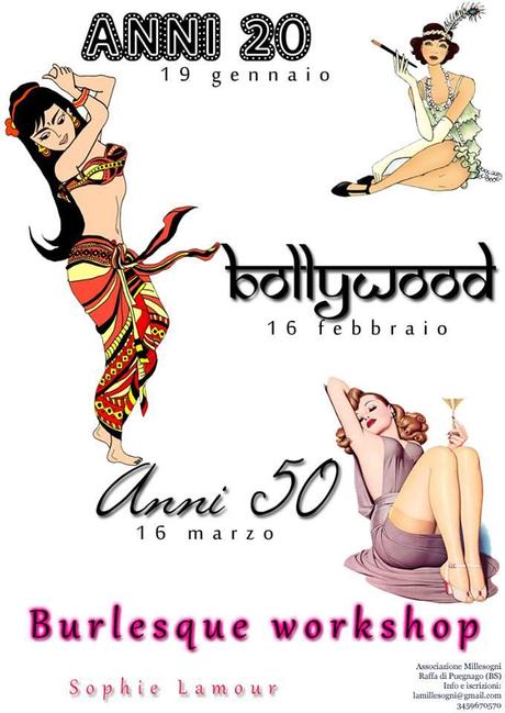 Le domeniche burlesque di Brescia Brescia burlesque by Associazione Millesogni con Sophie Lamour