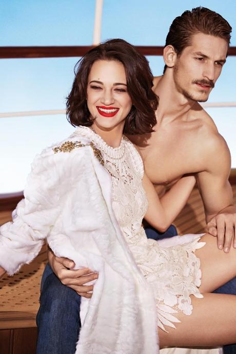 Ermanno Scervino with ASIA Argento, for SS 2014 Campaign