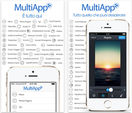 Screenshot 2014 01 07 17.30.50 585x500 MultiApp   Utility Multifunzione una App per iPhone che al suo interno racchiude tantissime app utilissime !!!