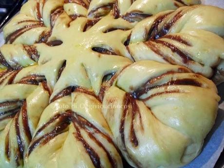 Stella Briosche con crema al Rum Cioccolato Arancia©L.Oggivicucinocosì Stella Briosche con crema al Rum Cioccolato Arancia