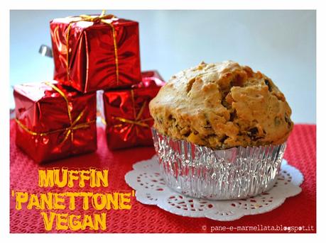 Muffins ‘Panettone’, veloci, light e vegan
