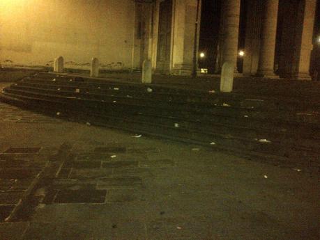 Piazzale Flaminio luogo di grande degrado. Fotocronaca notturna dell'ennesima occasione perduta Piazzale Flaminio luogo di grande degrado. Fotocronaca notturna dell'ennesima occasione perduta