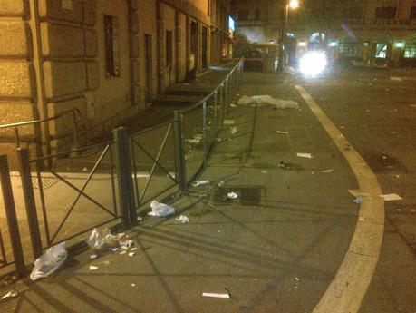 Piazzale Flaminio luogo di grande degrado. Fotocronaca notturna dell'ennesima occasione perduta Piazzale Flaminio luogo di grande degrado. Fotocronaca notturna dell'ennesima occasione perduta