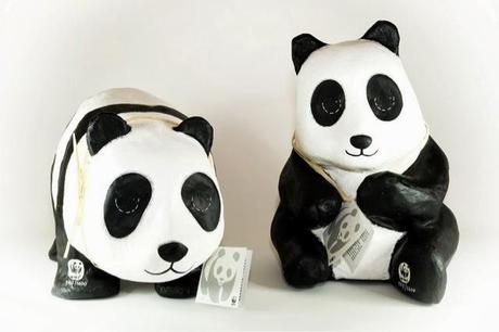 I pandagift di cartapesta del WWF