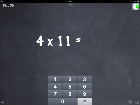Le gare di tabelline con l'app Math for kids per iPad