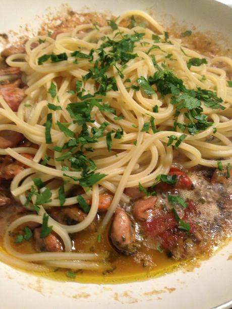 SPAGHETTI QUADRATI AI FRUTTI DI MARE