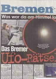 L’Ufo di Brema si conquista le prime pagine