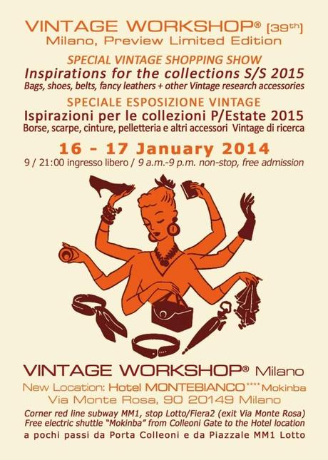 Vintage Workshop Milano limited edition Preview 16-17 Januaary 2014