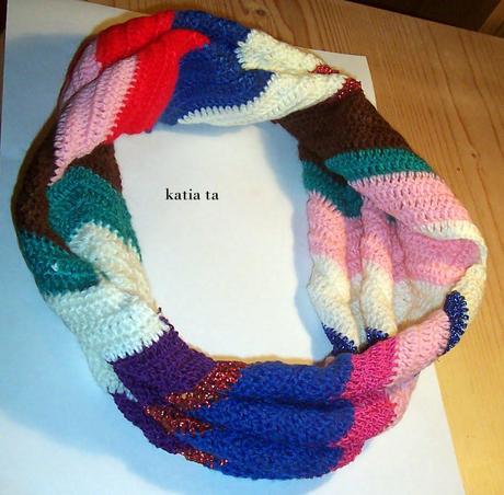 My infinity scarf crochet