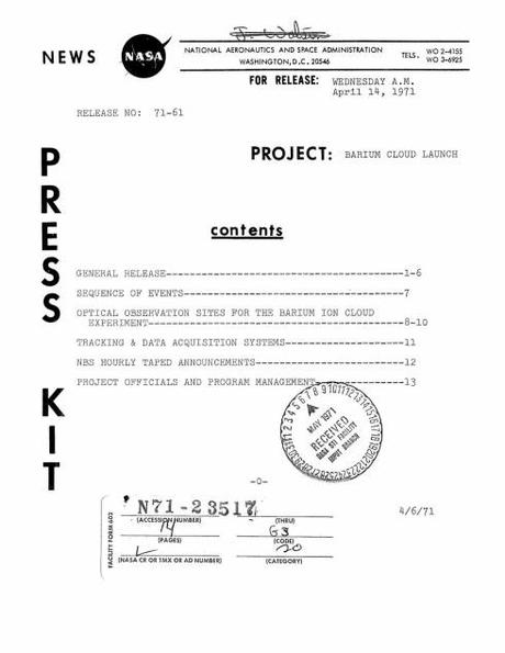 Documento NASA-1971