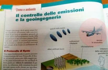 Un altro manuale scolastico indottrina gli studenti sulla geoingegneria