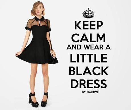 [PERSONAL SHOPPER] Keep Calm and wear a Little Black Dress (By Romwe)