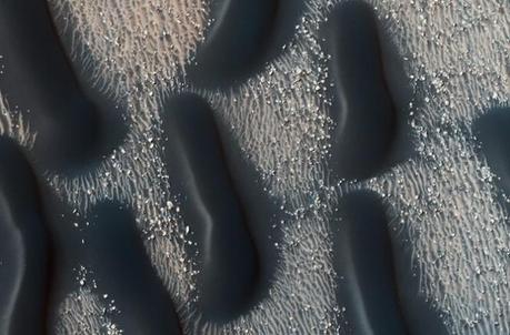 Dune su Marte a forma di lumaca. È il classico esempio di 