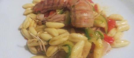 Cavatelli alle cicale cicale di mare, zucchine