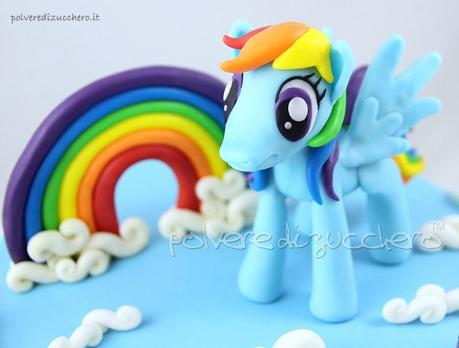 my little pony rainbow dash polvere di zucchero