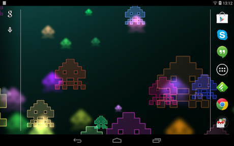  Che ne dite di un Live Wallpaper dedicato a Space Invaders per Android? :)