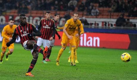 Milan-Verona 1-0: Balotelli dal dischetto, buona la 'prima' per Seedorf