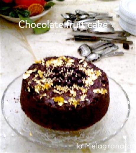 Chocolate fruit cake