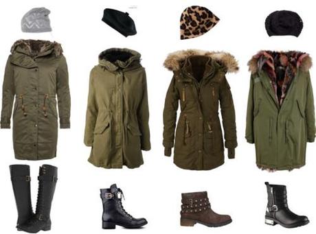 winter parkas & boots