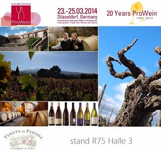 Tenuta di Fessina al ProWein 2014, XX edizione. Dal 23 al 25 marzo a Düsseldorf