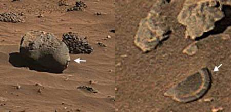 Click on image to start slideshow Se su Marte le pietre camminano
