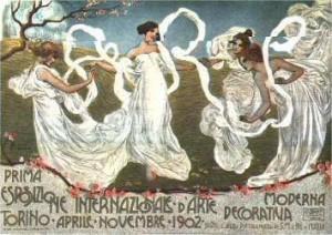 Stile Liberty: nel 1902 arriva in Italia mutando il rapporto tra arte, industria ed artigianato
