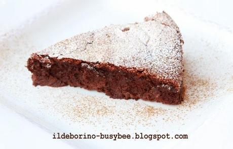 I Bei Libri - Torta Morbida al Cioccolato Fondente (Senza Farina) or Soft Flourless Chocolate Cake
