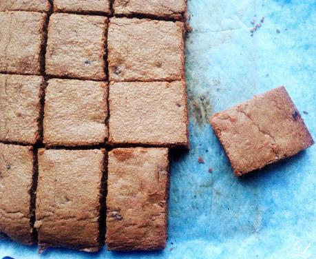 Brownies al cioccolato con lamponi (che non si vedono ma ci sono)