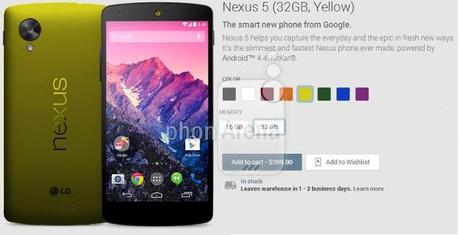 Nexus-5-colore-Giallo
