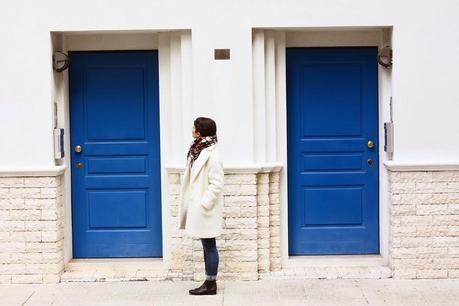 una porta blu ed è subito Notting Hill