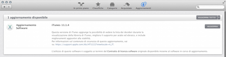 iTunes 11.1.4 disponibile al download iTunes 11.1.4 disponibile al download