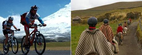 ecoturismo in Ecuador - cicloturismo ed equitazione nelle Ande