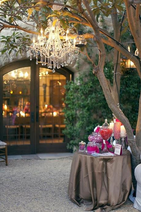 candy buffet table