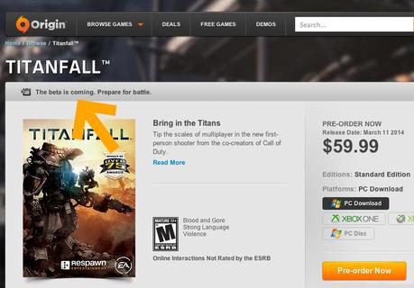 Confermata la beta di Titanfall? - Notizia - Xbox One