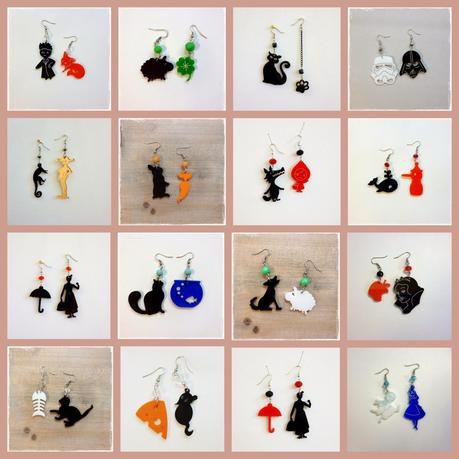Torna online la collezione completa di orecchini in plexiglass VIAVAI!