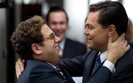 Leonardo DiCaprio and Jonah Hill in The Wolf of Wall Street