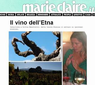 Marie Claire: intervista a Silvia Maestrelli, dalla Tenuta Fessina il nettare in (perenne) eruzione Marie Claire: intervista a Silvia Maestrelli, dalla Tenuta Fessina il nettare in (perenne) eruzione