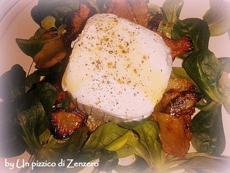 CHEVRE SU LETTO DI SONCINO E TOPINAMBOUR - RICETTA CHEVRE SU LETTO DI SONCINO E TOPINAMBOUR - RICETTA