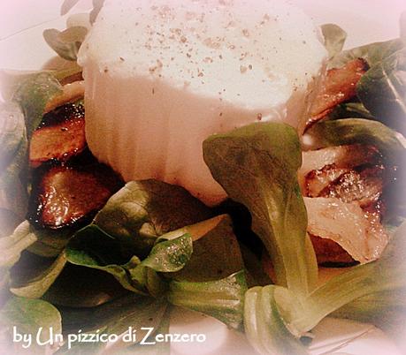 CHEVRE SU LETTO DI SONCINO E TOPINAMBOUR - RICETTA CHEVRE SU LETTO DI SONCINO E TOPINAMBOUR - RICETTA