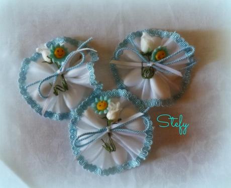 Bomboniere per due battesimi. Bomboniere per due battesimi.