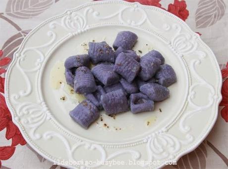 Benvenuto Colore - Gnocchi di Patate Vitelotte (Viola) or Purple Potato Gnocchi